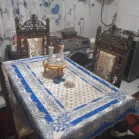 میزناهارخوری فرفورژه ۴نفره کاملاسالم