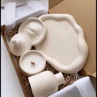 شمع و ظروف سنگ مصنوعی