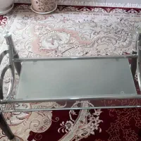 میز شیشه ای جلو مبلی