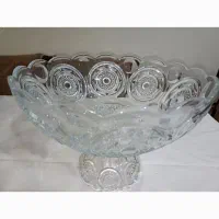 کاسه بزرگ کریستال قدیمی