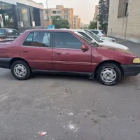 هیوندا اکسل ۱۹۹۴ زرشکی|خودرو سواری و وانت|تهران, تهرانپارس غربی|دیوار