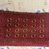 تک پشتی سنتی ترکمن جرگلان پشمی دستباف ۹۰ در ۵۰