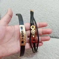 دستبند چرم اصل