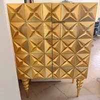 بوفه طلایی روکش ورق طلا