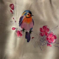 «آموزش نقاشی روی پارچه و لباس+ قبول سفارشات»