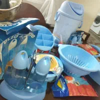 ظروف آشپزخانه وپذیرایی کاملا نو