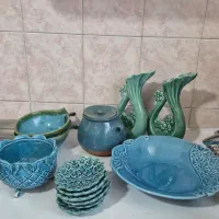 ظرف سفالی گلدان