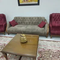 مبل چستر ایتالیا و میز نهار خوری
