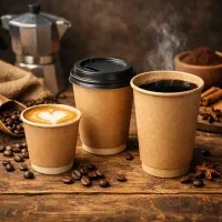 لیوان کرافت / دوجداره / کافه TakeAway کیفیت A+