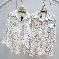شومیز زنانه قواره دار جنس ژاکارد ترک