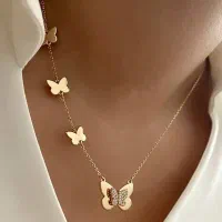 گردنبند مدل پروانه