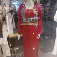 پیراهن نخی بلند
