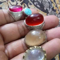 انگشتر یاقوت فیروز عقیق جز درنجف