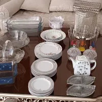 مقداری وسایل اشپزخانه و پذیرایی