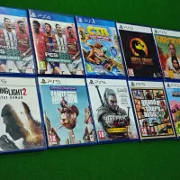 دیسک بازی ps4 و ps5 GTA V PES CRASH MAINCRAFT