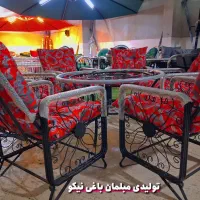 میز صندلی باغی/مدل مربع/پرداخت درب محل