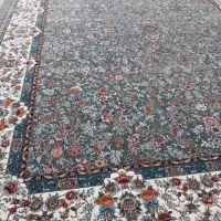 فرش ۹متر گل ریز کرم فیلی اصیل