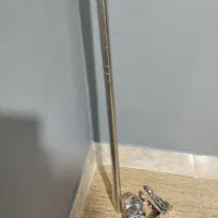 میله و کلگی و پایه استیل پرده ۲متری