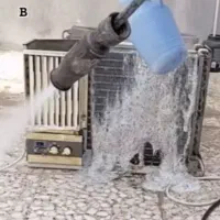 شستن کولرگازی پنجره ای با کارواش باچنته سیاردرگهان