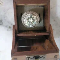 انگشتر نقره مونزانایت