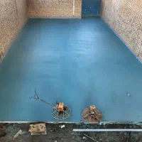بتن ریزی با ماله پروانه ای وتراز لیزری
