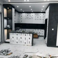 ساخت انواع کابینت در پله چوبی بابهترین قیمت وکیفیت