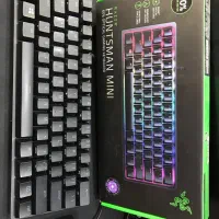 کیبورد Razer Huntsman mini موس Steelseries