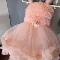 شیفون خوش رنگ و شیک بچه گانه نو