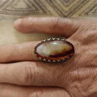 انگشتر با نگین فاخر عتیقه