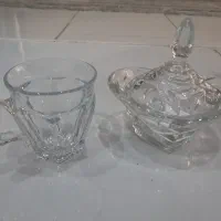 لیوان چایی خوری و قندان