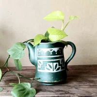 گلدان پتینه و دکوری سفالی