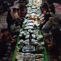 سفره ی بزرگ و پربرکت حضرت رقیه خاتون (ص)