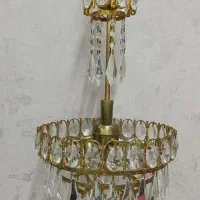 ۲عدد لوستر برنجی و قدیمی