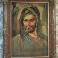 تابلو فرش دستبافت شمایل امام حسین (ع)