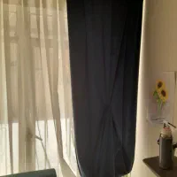 سه عدد پرده حریر زیر پرده ای ومخمل