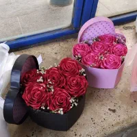 باکس گل روبانی جاودان کادو