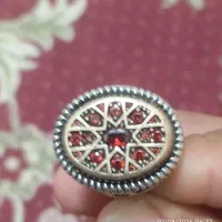 انگشتررکاب نقره نگین اصل یاقوت