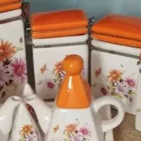 ست سرامیکی 9 تکه سالم زیبا برای حبوبات قندشکر
