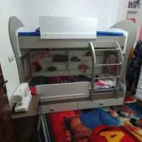 تخت خواب دو طبقه (با تشک رویال)