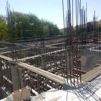 اجرای سقف و ستون فونداسیون