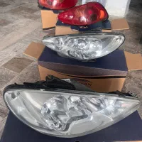 چراغ جلو وخطر عقب ۲۰۶ وچرغ سقفی