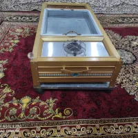 منقل با بخاری برقی و شعله گاز شهری  نو نو