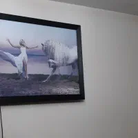 تابلو چراغ بلو ۳تیکه گردباگلدان