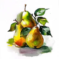 تابلو نقاشی طعم سبز طبیعت