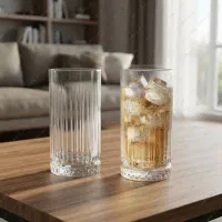 لیوان آب خوری شیشه ای