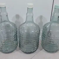بطری شیشه ای چند لیتری