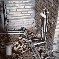لوله بازکنی بادستگاه فنر زنی ورفع بوی بد فاظلاب