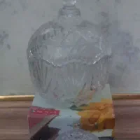 قندان کریستال ژاپن نو وپیاله یک دست