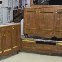 ست کد 60کنسول سرویس خواب میز TV حصیری مالزی