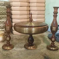 ظروف پذیرایی چوب گردو و خاتم